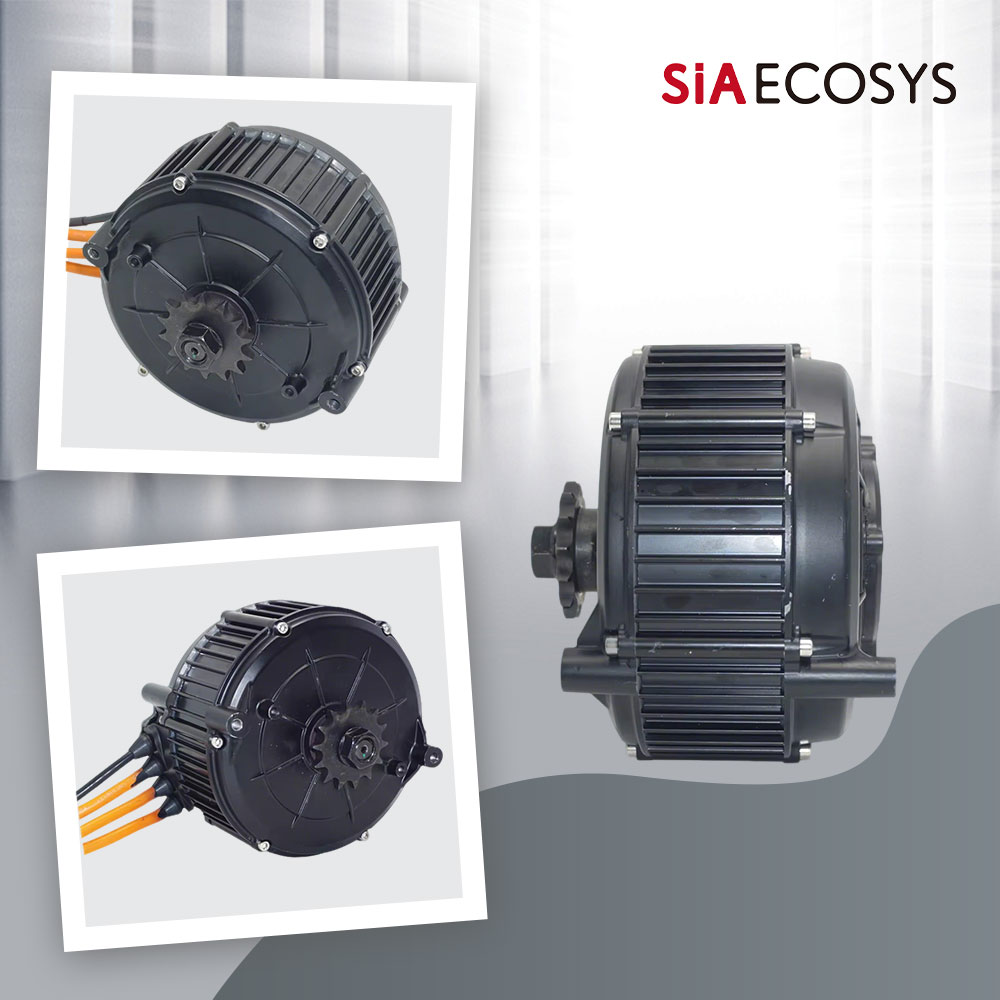 محرك QSMOTOR Mid Drive 165 500 - مراجعة Mid Drive Motor Kit 72V 5000W وسعره