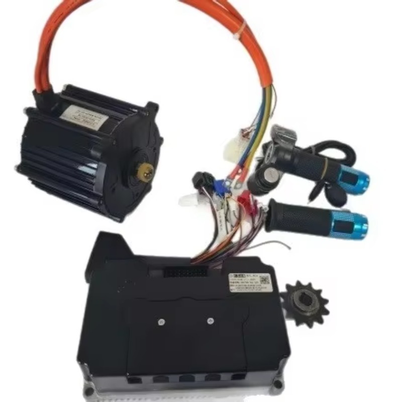 طقم محرك مركزي 72 فولت 5000 وا - مراجعة Mid Drive Motor Kit 72V 5000W وسعره